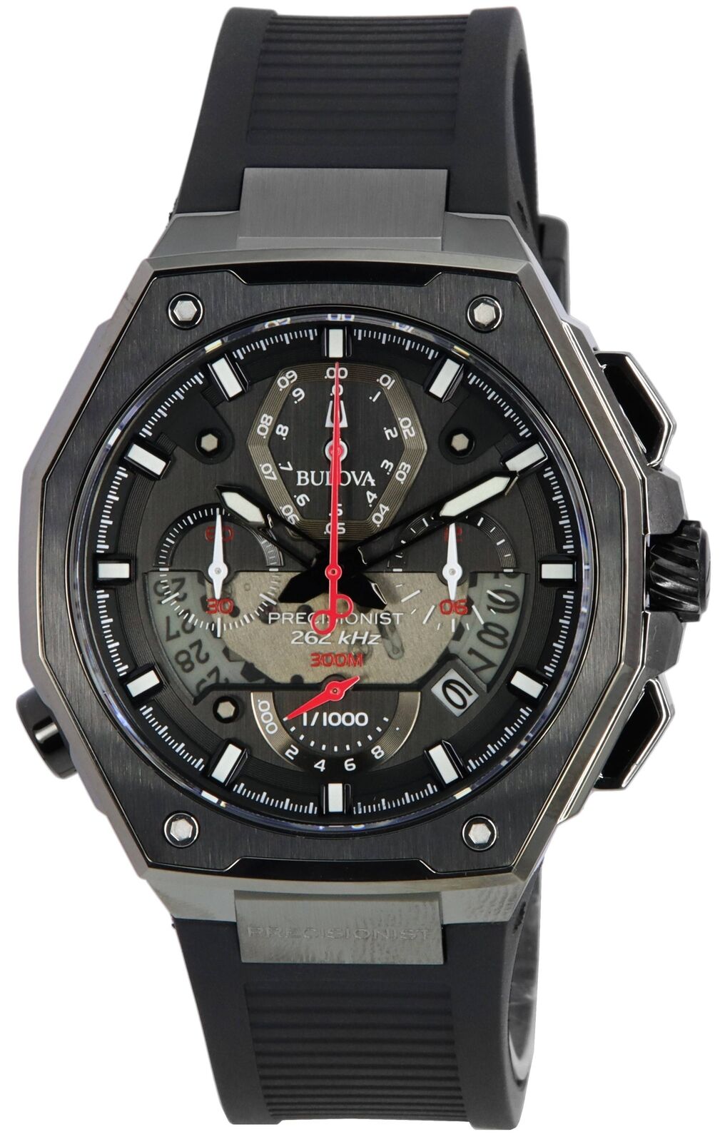 Bulova Precisionist X Cronografo al quarzo 98B358 300M Orologio da uomo