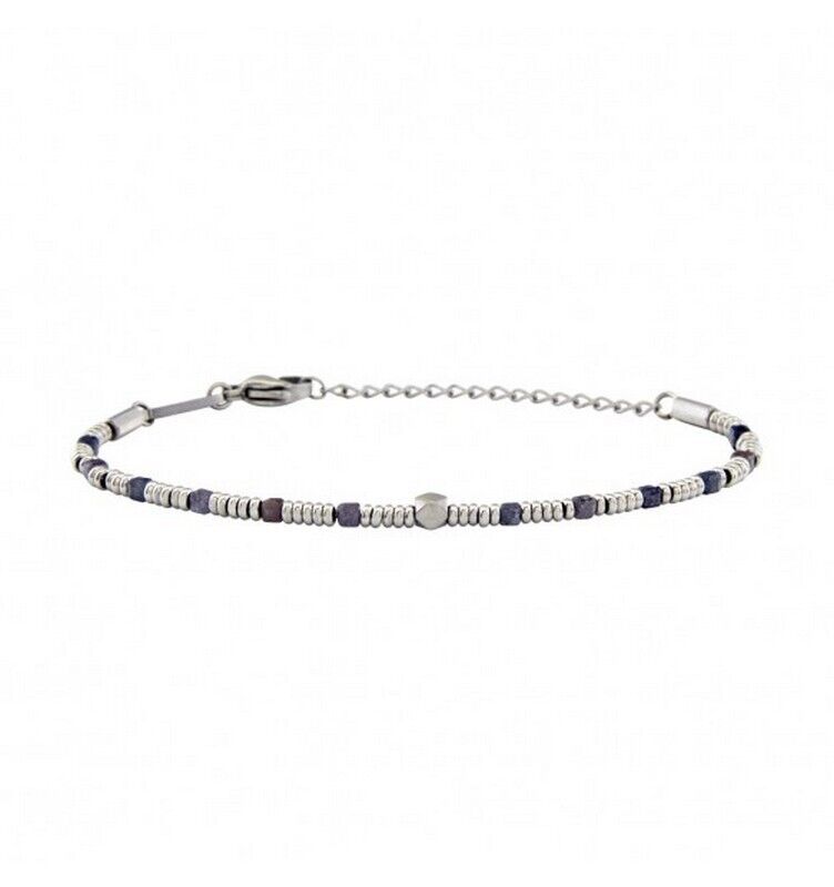 Bracciale uomo Breil Priam radice di zaffiro TJ3648 acciaio 316L