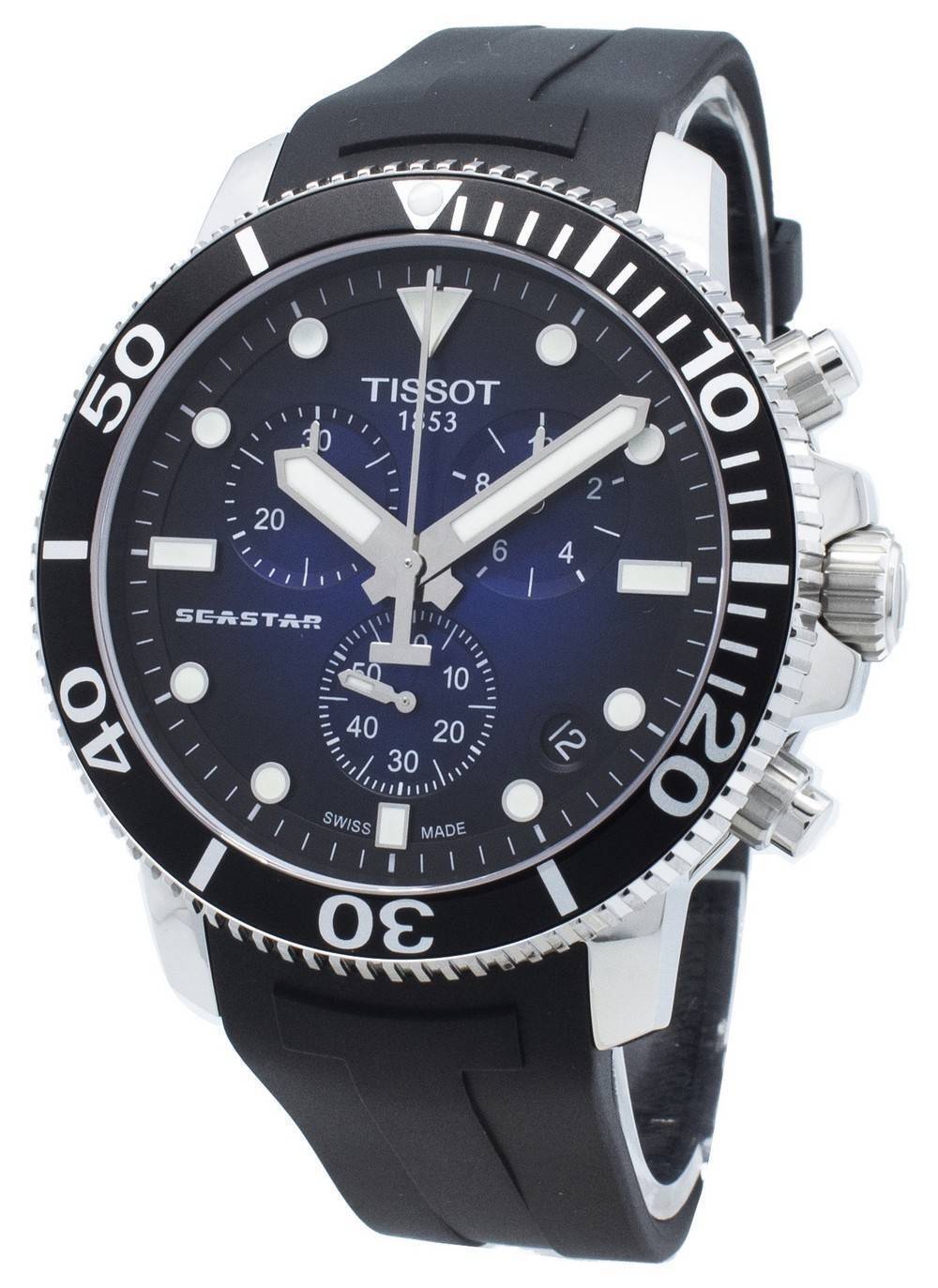 Orologio da uomo Tissot Seastar 1000 cronografo al quarzo T120.417.17.041.00