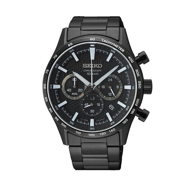 SEIKO Mod. CHRONOGRAPH - FULL BLACK 13853753