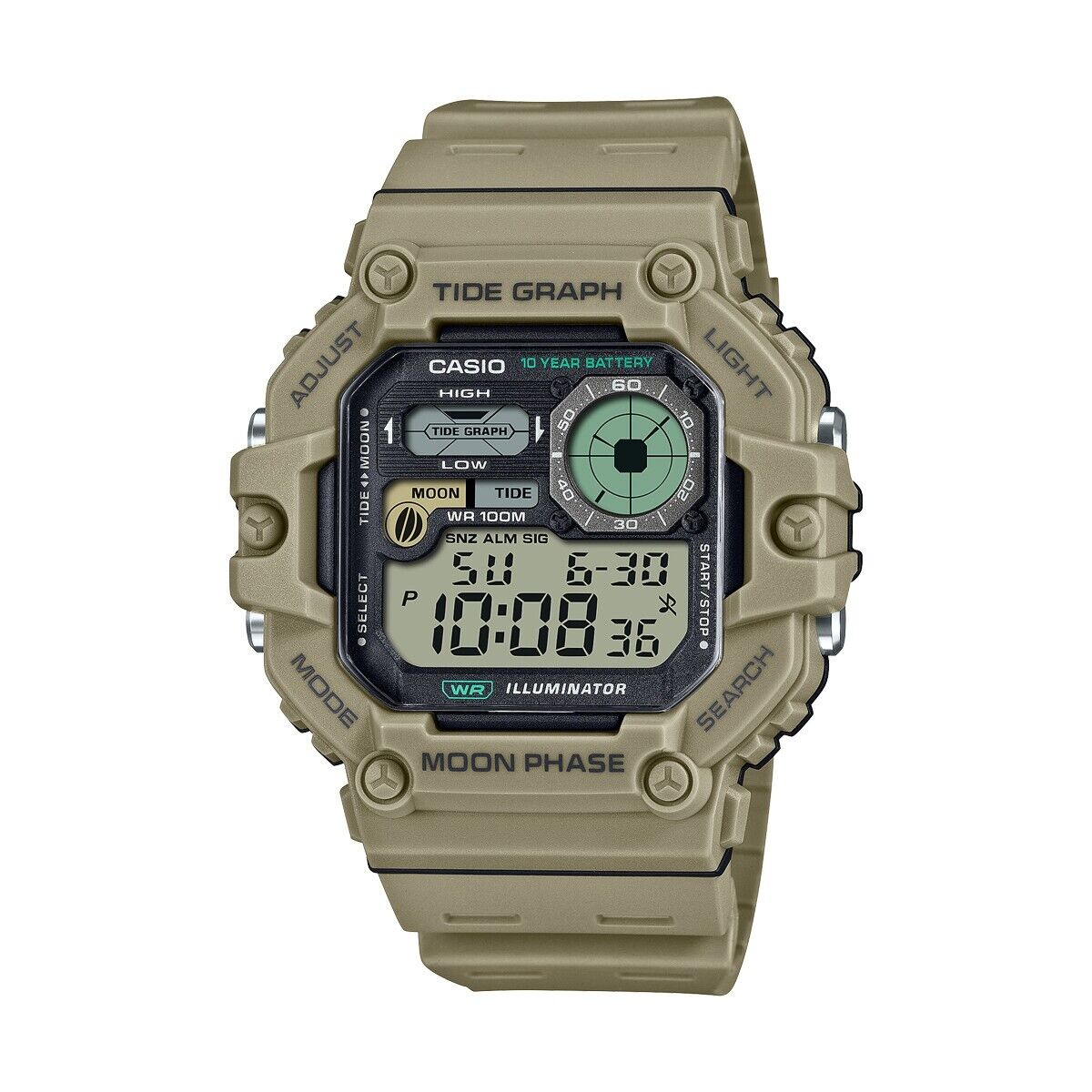 CASIO SPORT Mod. ILLUMINATOR TIDE GRAPH 13853753