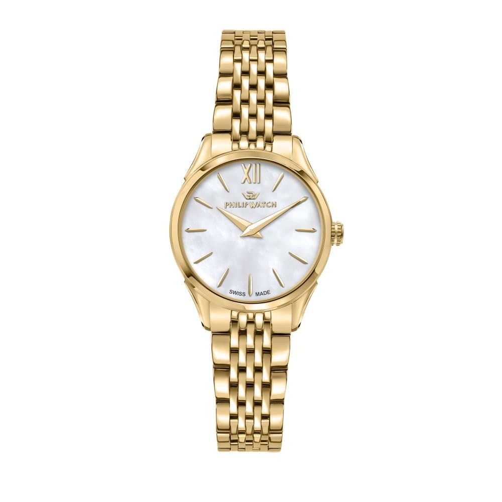 Orologio PHILIP WATCH donna Roma tempo acciaio dorato / madreperla R8253217508