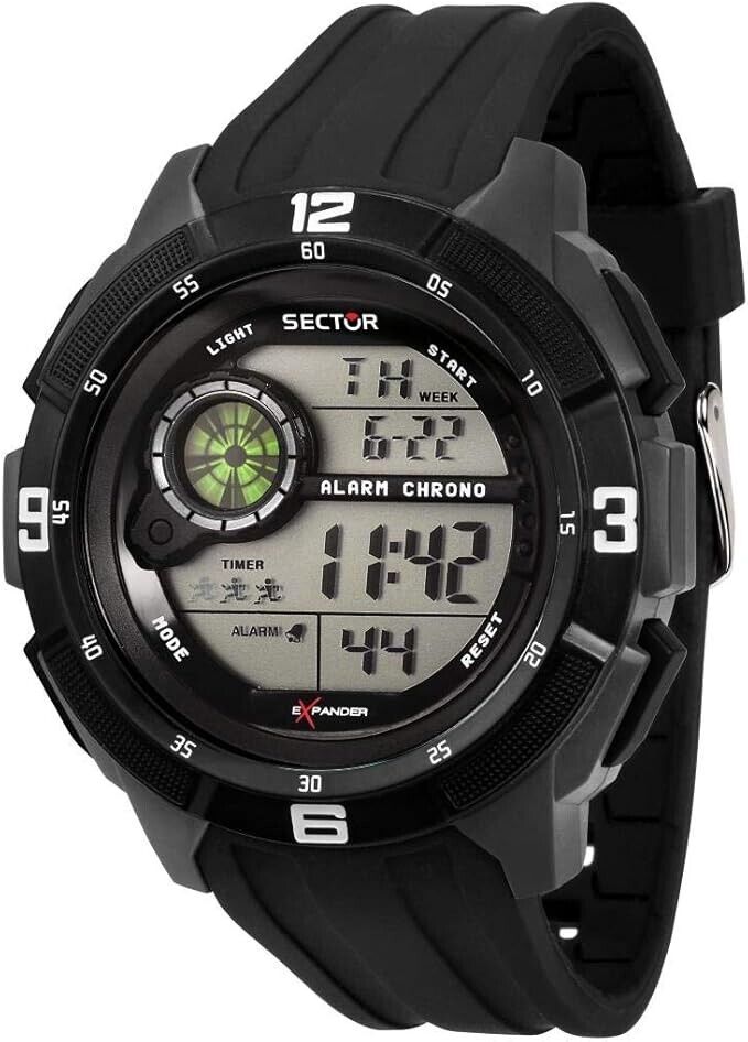 Orologio Sector No Limits Uomo Digitale Cinturino Poliuretano Nero _R3251574002