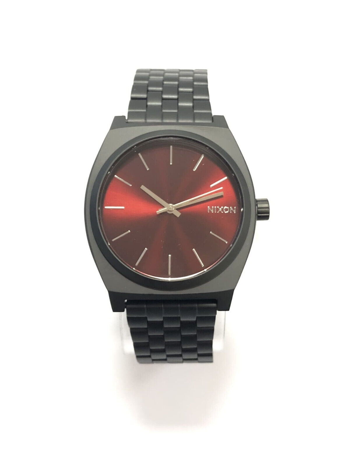 Nixon Orologio Time Teller matte black/burgundy