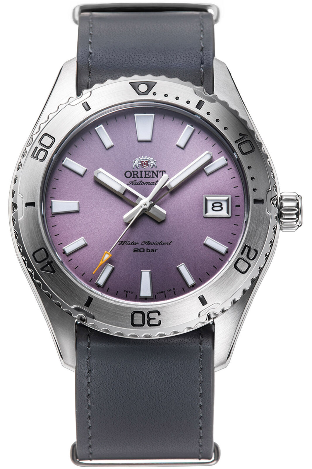 Orologio ORIENT RA-AC0Q07V da Unisex Viola in Acciaio