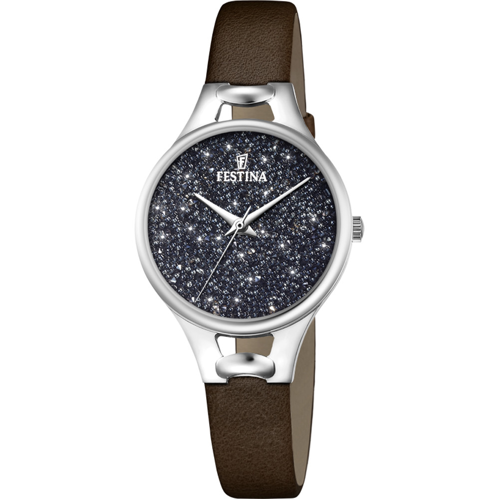Orologio Festina donna in acciaio e pelle ref. F20334/3