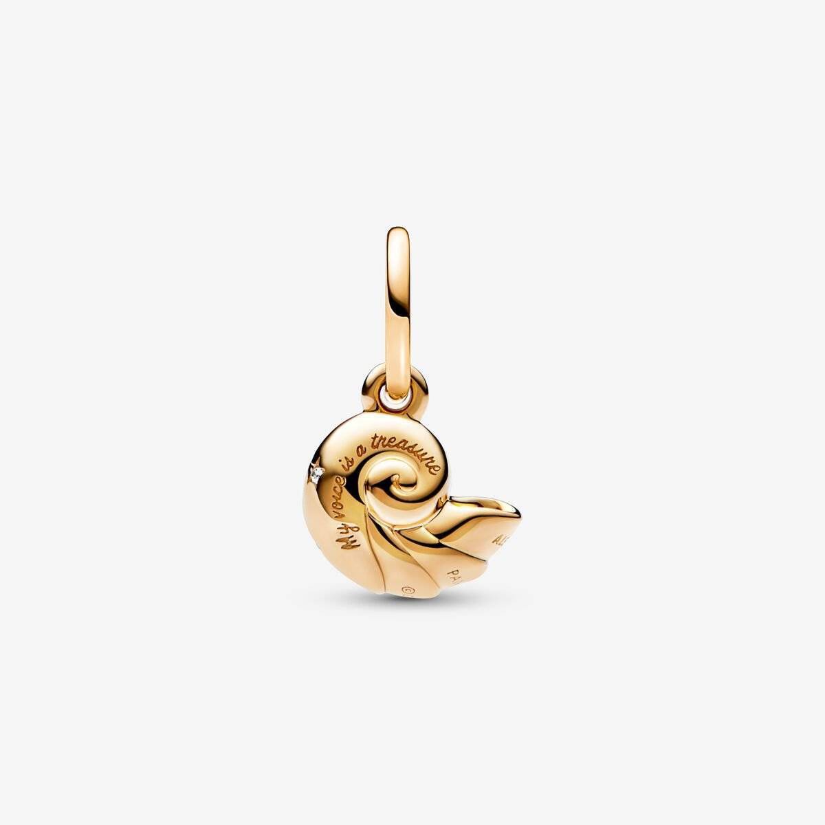 Charm Pandora Disney la Sirenetta, Pendente Conchiglia Magica 762685C01 Ciondolo