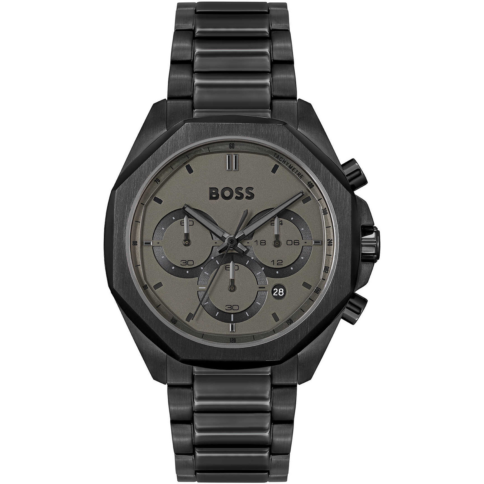Orologio Uomo HUGO BOSS CLOUD 1514016 Chrono Bracciale Acciaio Nero