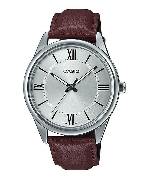 CASIO MTP-V005L-7B5UDF OROLOGIO UOMO PELLE MARRONE 40mm SOTTOCOSTO