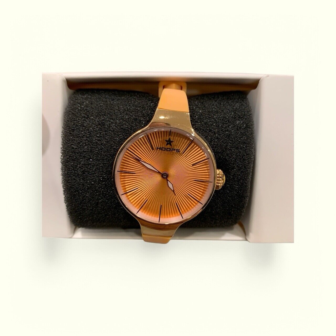 Orologio Donna Hoopswatch Silicone Colore Pesca Sottocosto 2583L-RG06