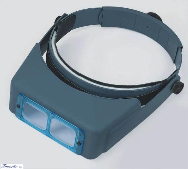 Lente In Vetro Donegan OptiVISOR® Con Fascia Binoculare DA-2, 1-1/2X, 20