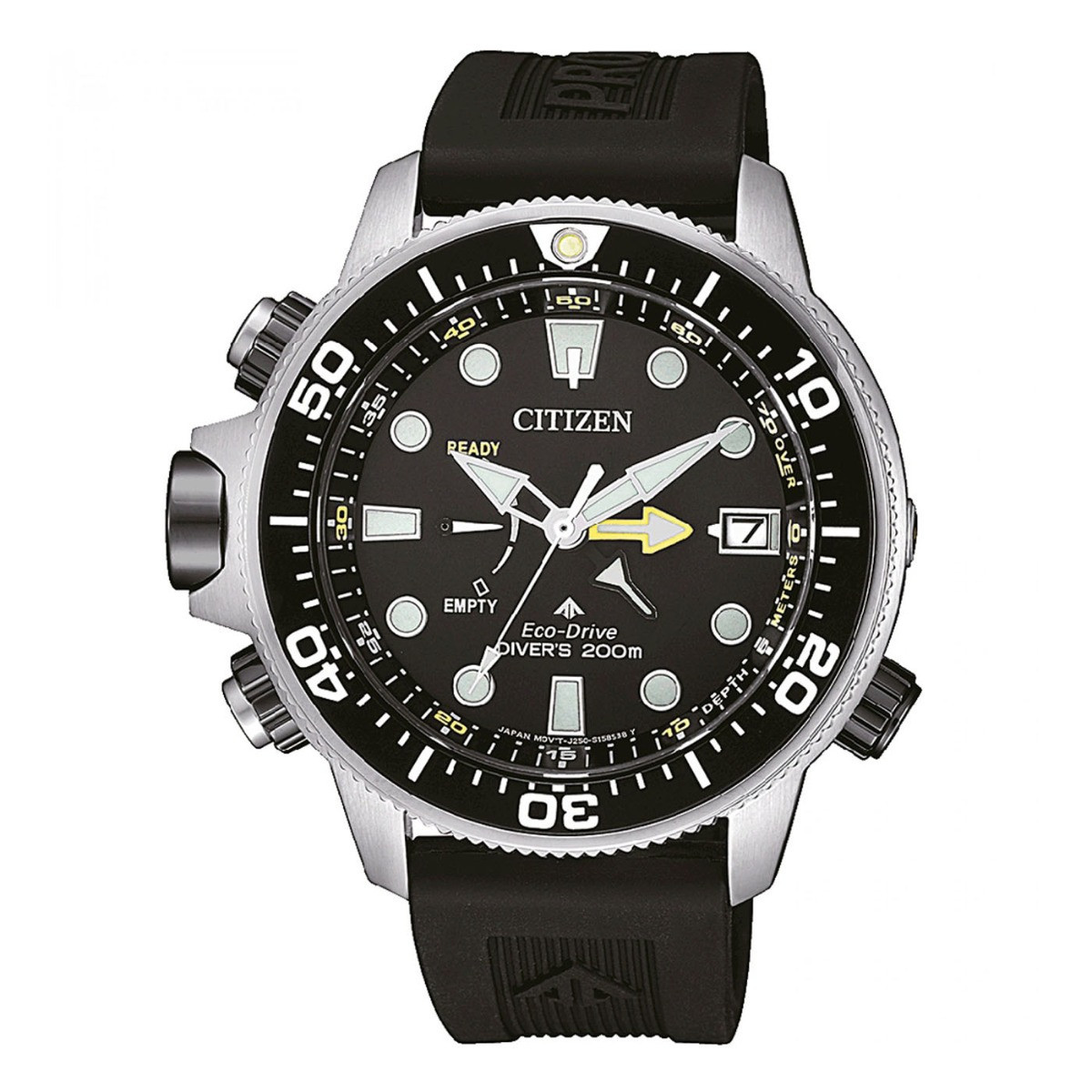 Citizen Orologio Aqualand Eco-Drive Diver 200mt Cinturino Silicone BN2036-14E