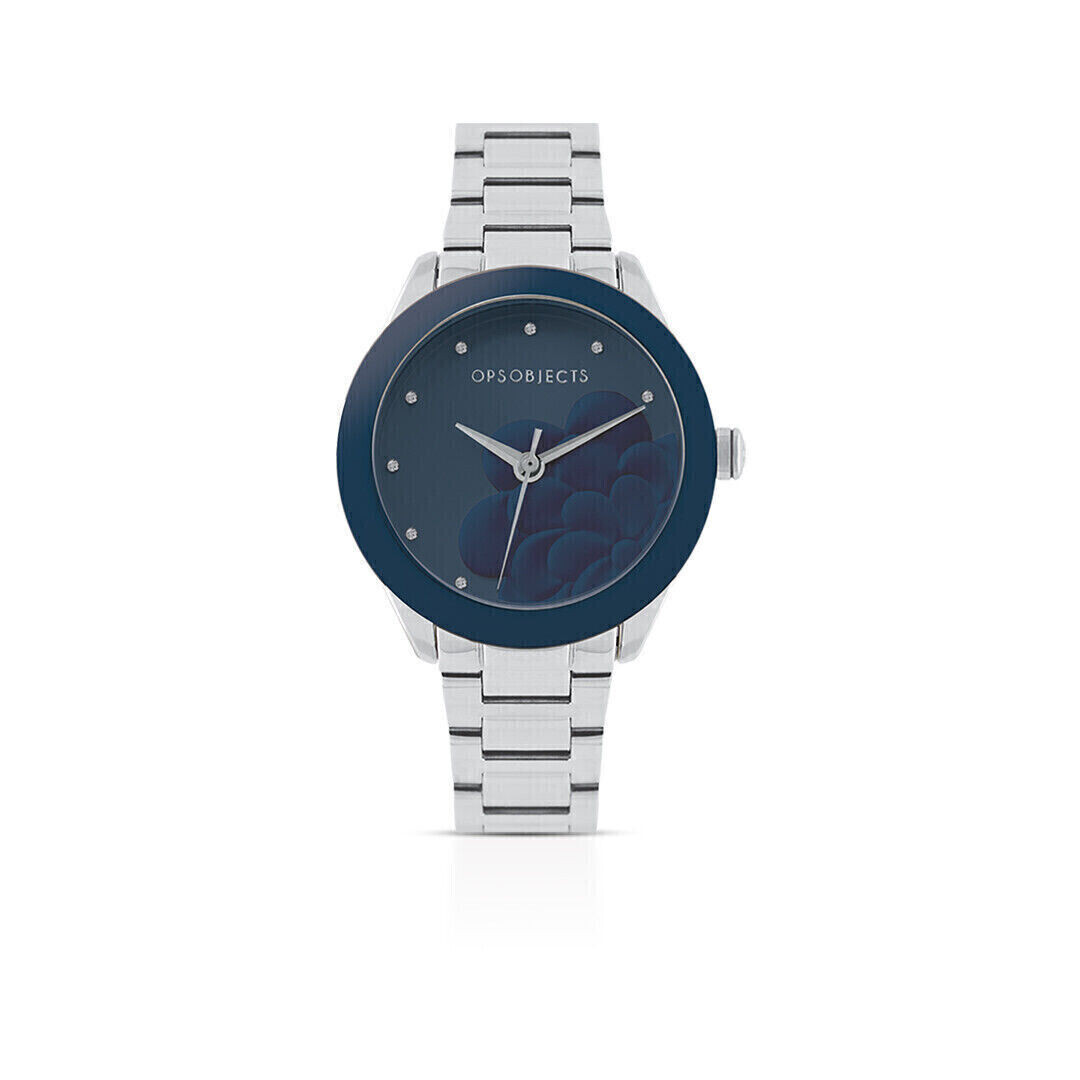 Orologio Donna Ops Solo Tempo in Acciaio con Quadrante Blu OPSPW-827