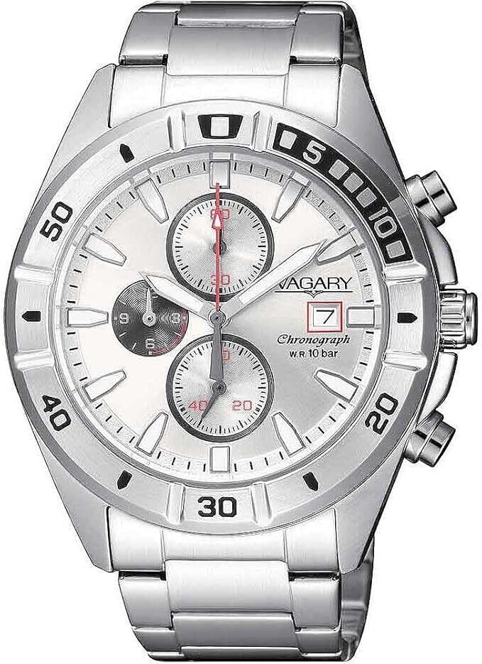 Orologio Vagary by Citizen Uomo Quarzo Cronografo Verde Militare _IV2-010-41