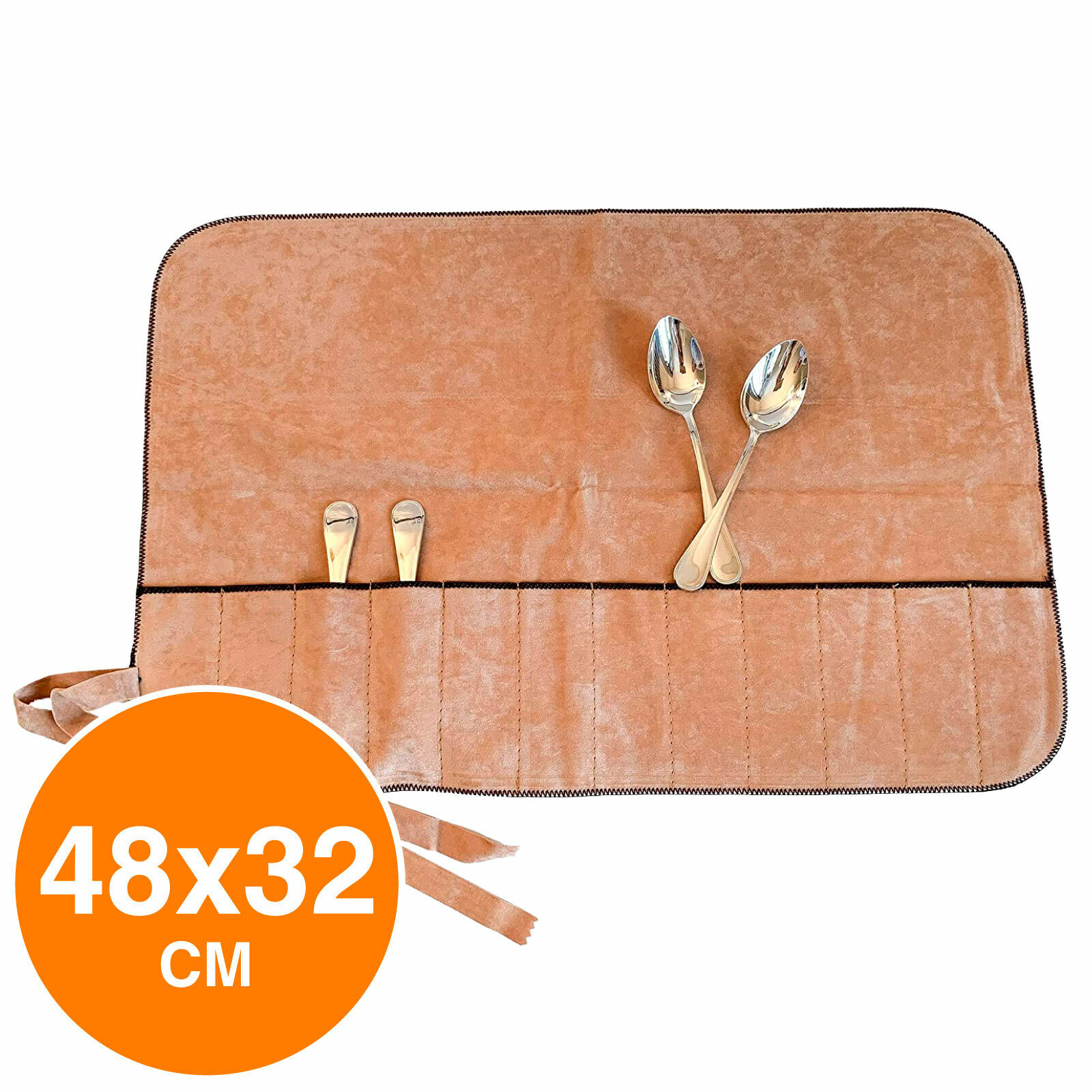 Hagerty Silver Guard Cutlery Roll Custodia Antiossidante per Cucchiaini da Caffè