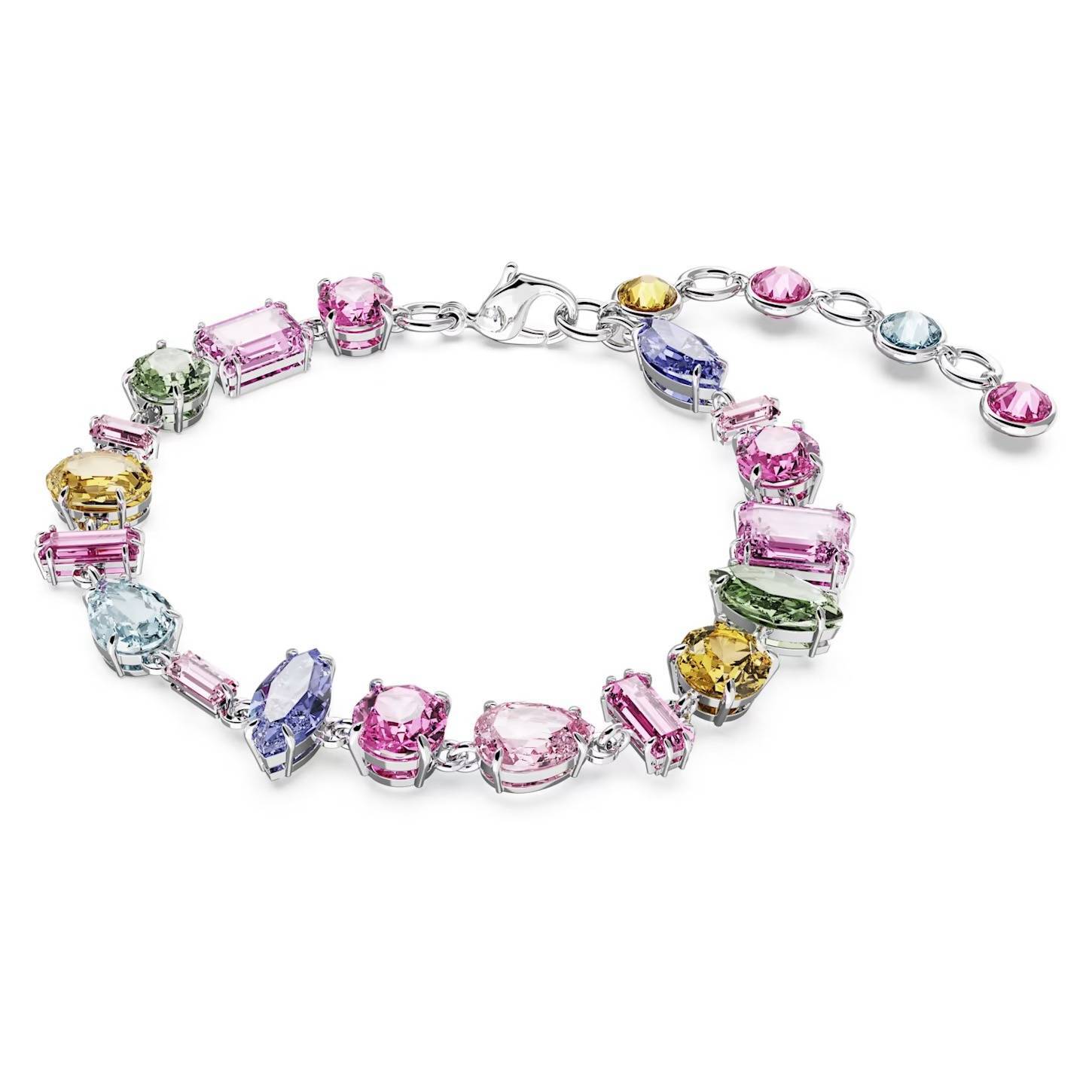 Bracciale Swarovski Gema 5656427 Bracelet Donna Multicolore Cristalli Rodio