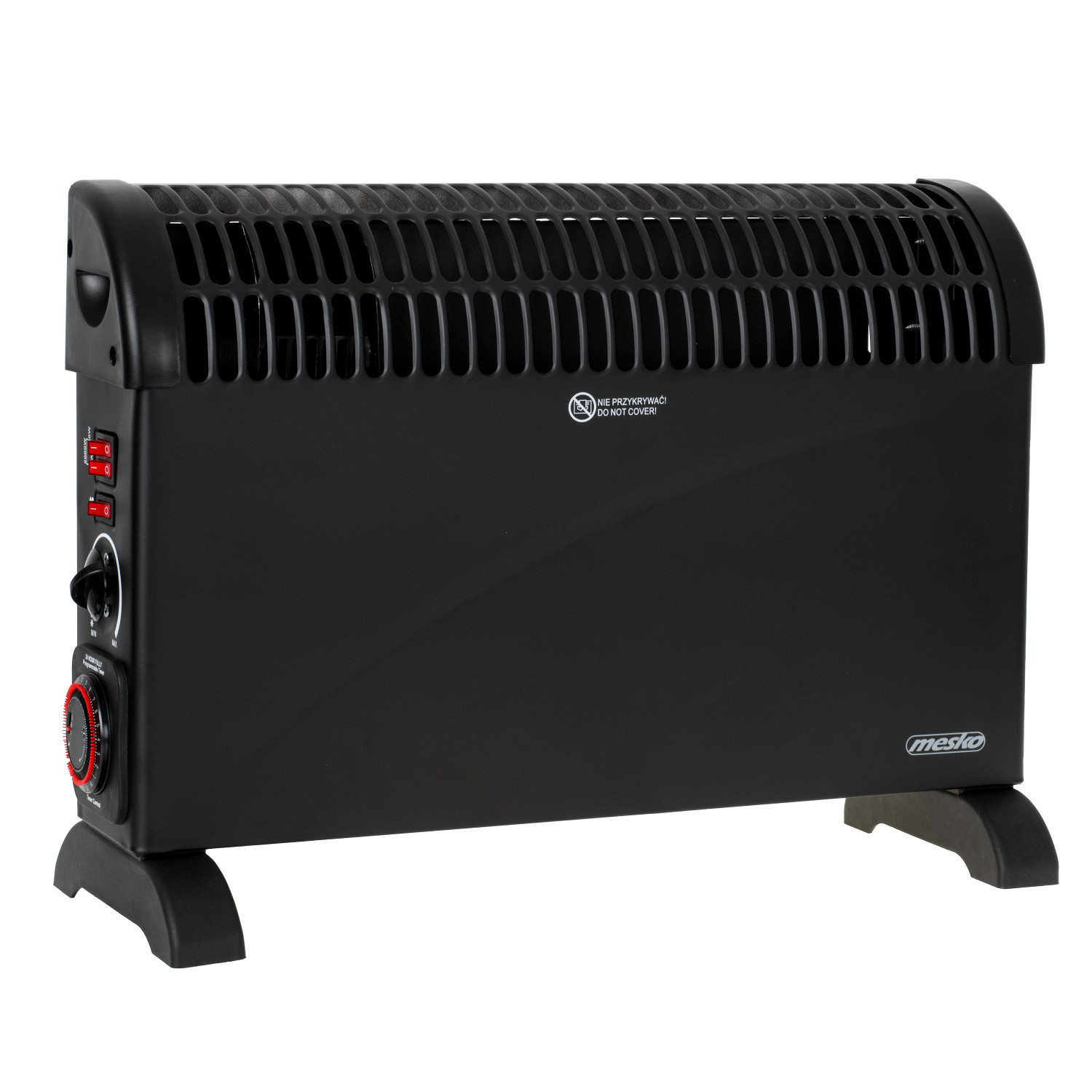 Riscaldatore termosifone riscaldamento elettrico convettore MESKO nero