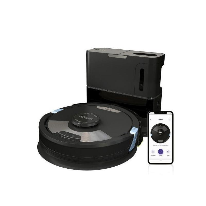 Shark STYLE iQ RV2600WSEU aspirapolvere robot 1,2 L Senza sacchetto Nero