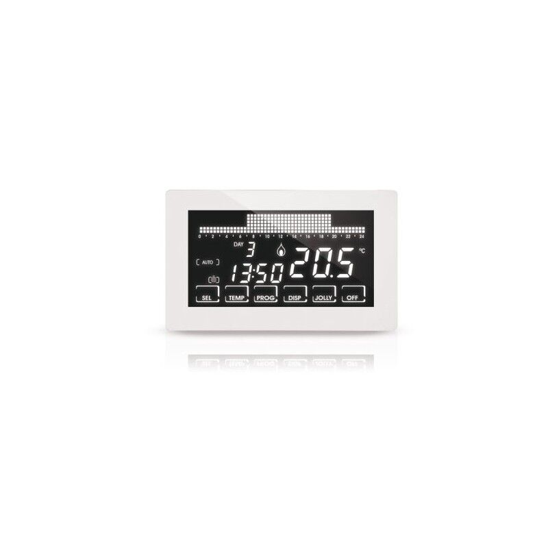 FANTINI COSMI CH193 CH193B WIFI CRONOTERMOSTATO BIANCO SETTIMANALE TOUCH 230V