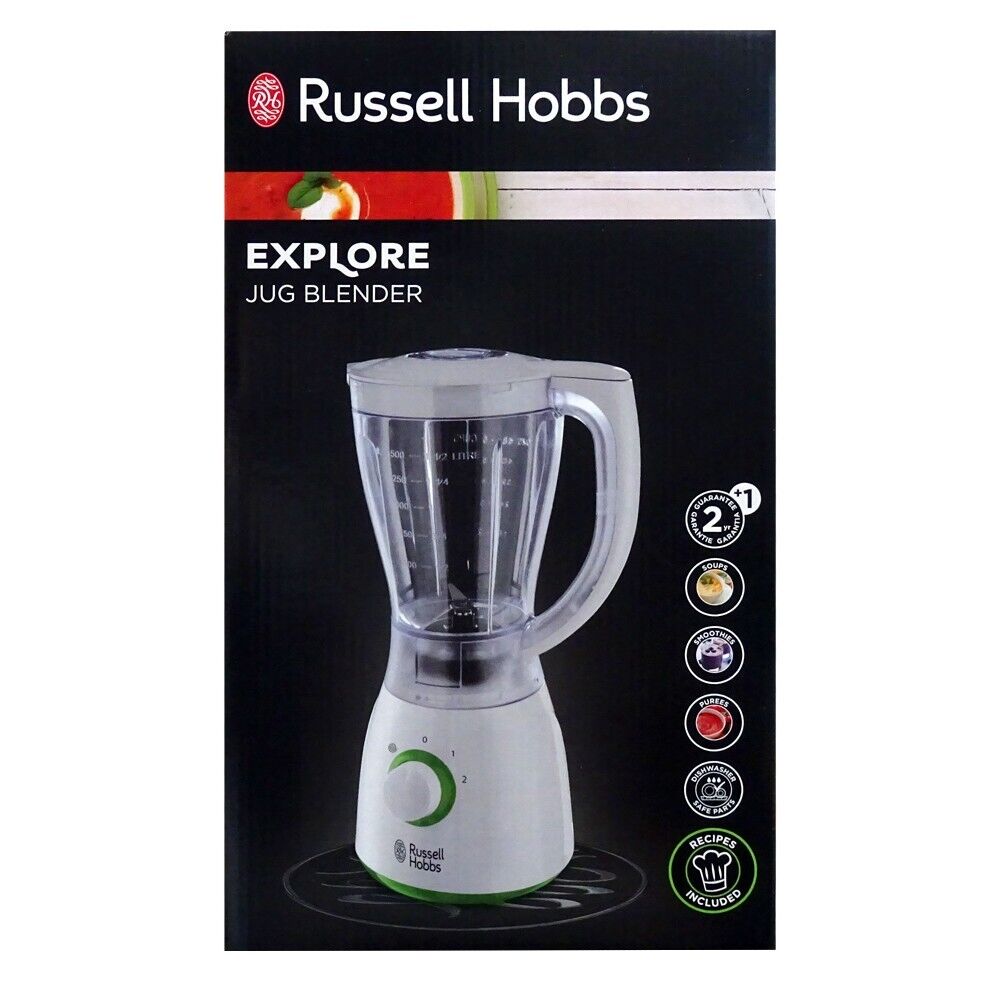 Frullatore Russell Hobbs Explore Jug Blender 22250-56 Bianco 500W 1,5 litri