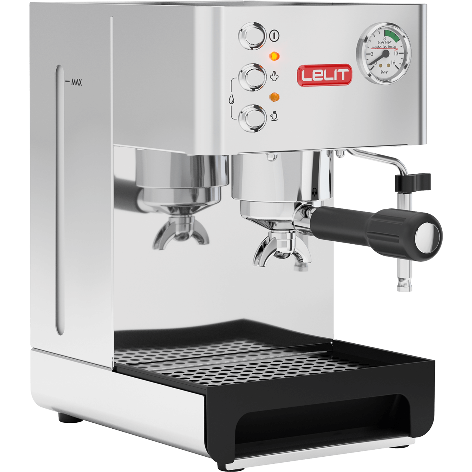 Macchina da Caffè LELIT Anna PL41EM Acciaio Inox Caffè Macinato o Cialde Carta