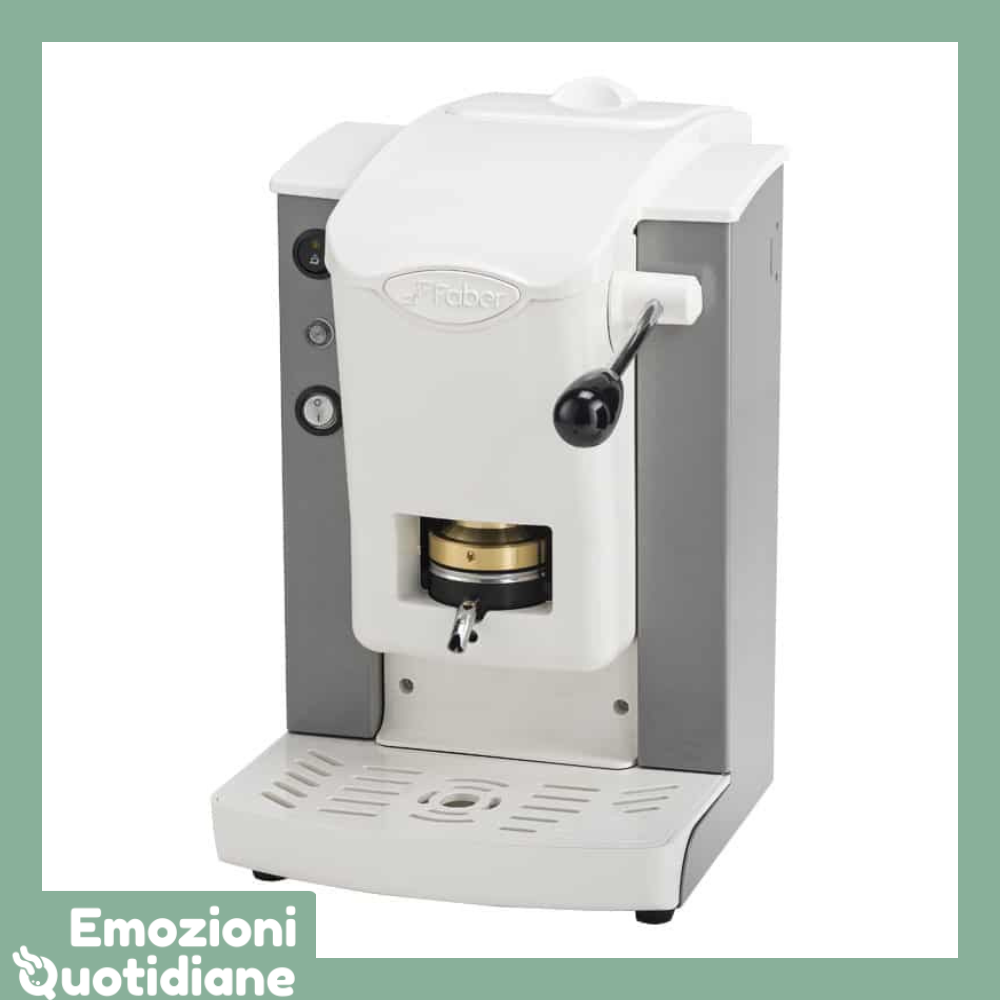 Faber Slot Plast | Macchina caffè a cialde Ese 44mm con pressacialda Ottone