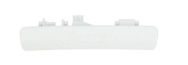 MANIGLIA COPERCHIO BIANCA CANDY lavatrice carica alto lunghezza 154 mm 46000973