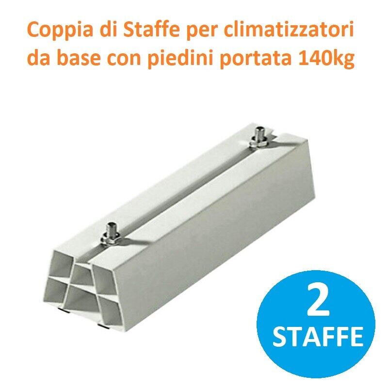 SUPPORTO A PAVIMENTO STAFFA CLIMATIZZATORE CONDIZIONATORE con piedini  140 kg