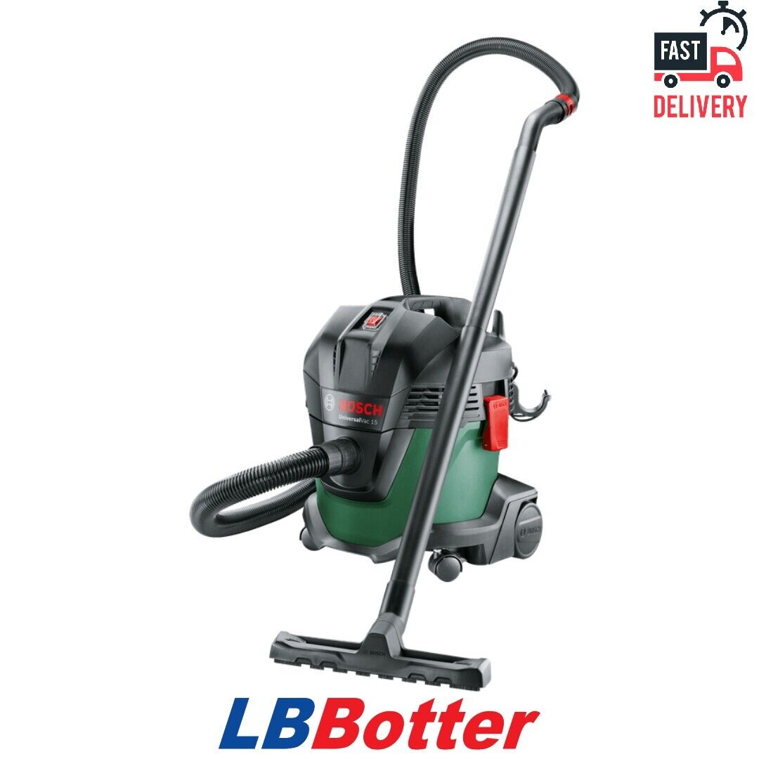 BOSCH UNIVERSAL VAC 15 aspiratore aspirapolvere aspiraliquidi 1000W 06033D1100