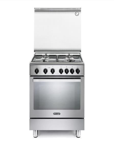 DeLonghi PEMA 64 L Cucina A Gas Inox E Nero