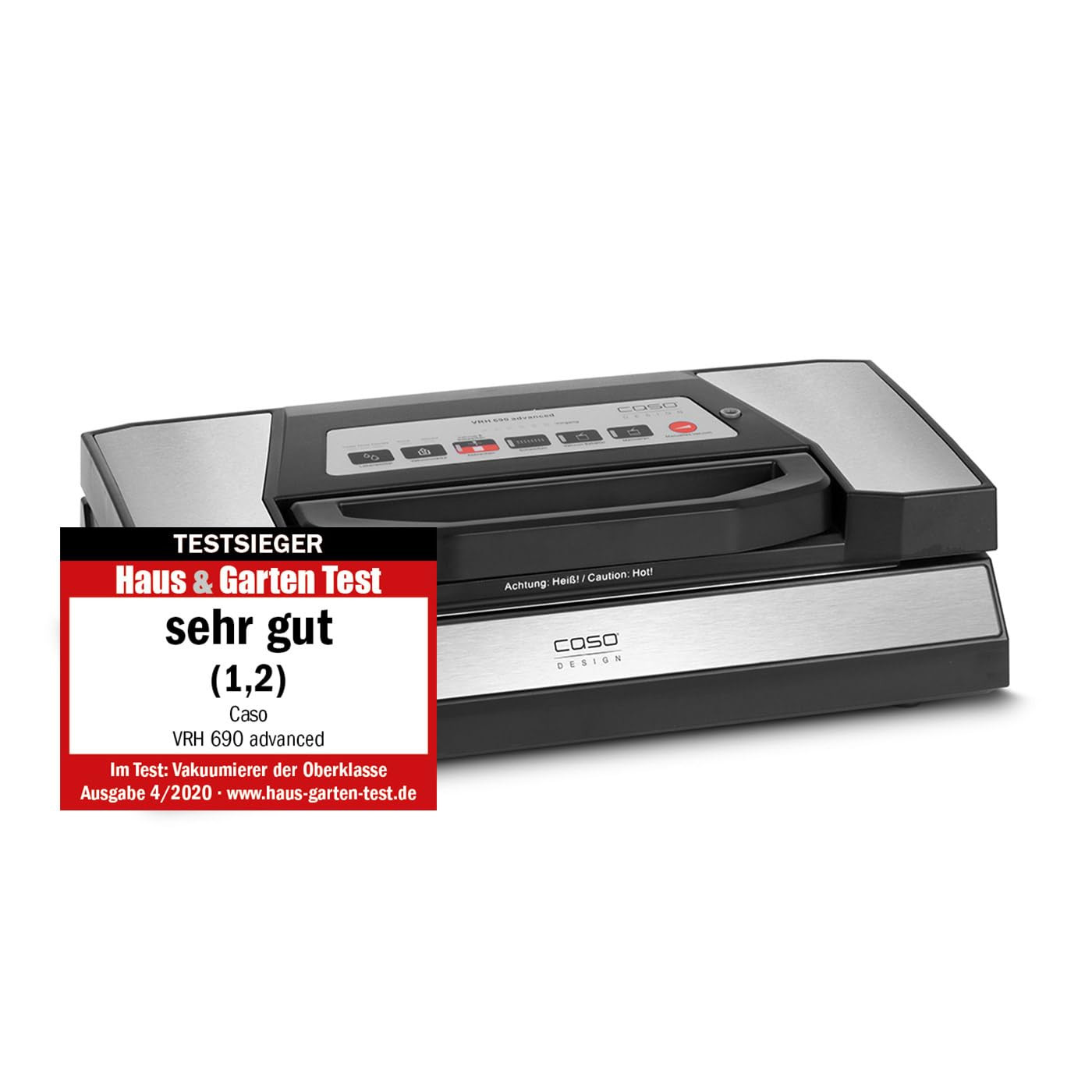 Caso VRH 690 advanced - Vacuumiergerät Schwarz (b8j)