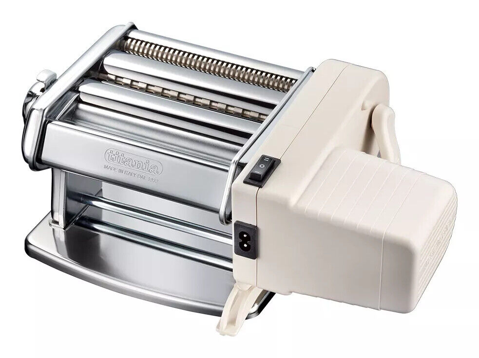 Titania Electric Macchina per la Pasta Elettrica Beige e Cromo 2675 IMPERIA