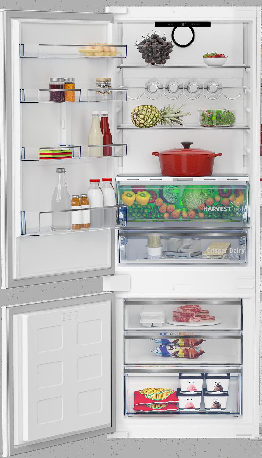 Beko Frigorifero da incasso Combinato No Frost 370 litri Classe E BCNE400E40SNLH