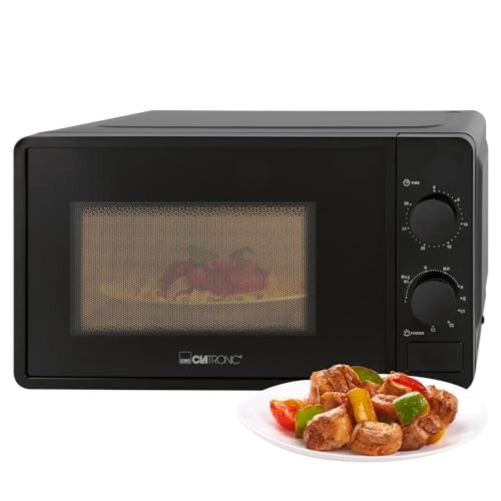 Clatronic Microwave con vano cottura da 20 l e funzione grill, Microwave con 5 l