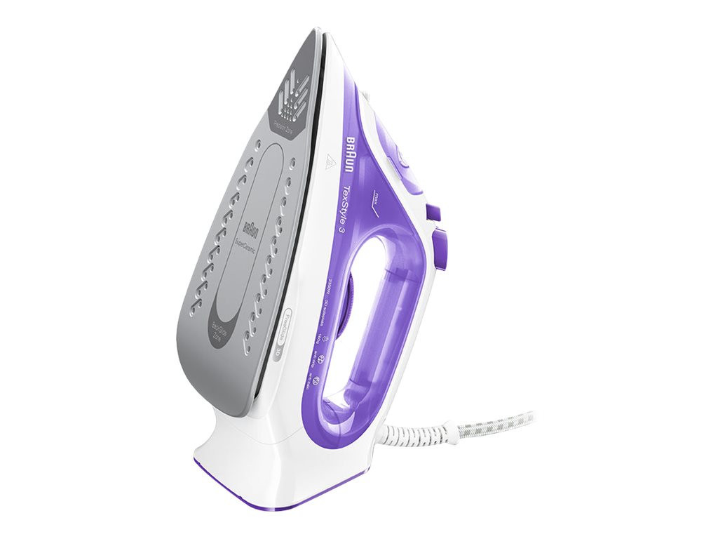 Braun TexStyle 3 SI 3042 VI Steam iron sole plate: FreeGlide SI 3042 VI