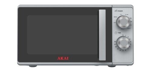 Akai Forno Microonde Combinato con Grill 20 lt 700W Silver AKMW204SL