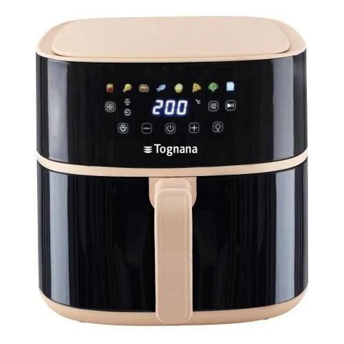 Tognana Friggitrice ad Aria 8 Litri 2000 Watt Nero, Champagne D2DFA05IRCH Iridea