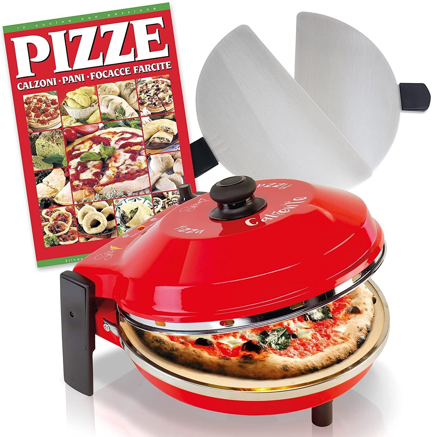 SPICE - Forno Pizza CALIENTE con pietra refrattaria 400 gradi Resistenza circola