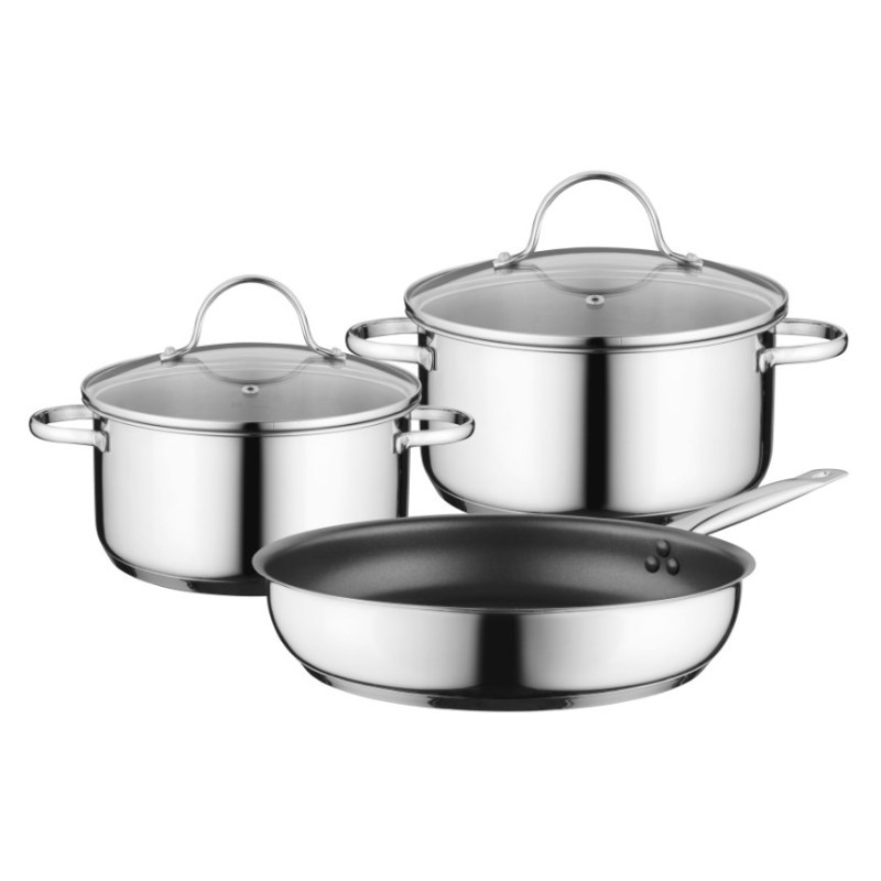 BOSCH HEZ9SE030 SET DI PENTOLE 5 PEZZI ANTIADERENTI PER PIANI A GAS E INDUZIONE
