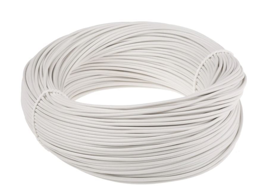 Cavo alta temperatura Unipolare in Silicone Bianco 1,5 mm² -  MT 5 -  G 1