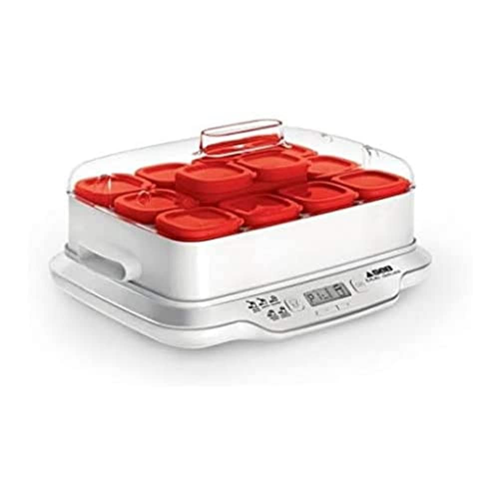 SEB Multi Délices Express yogurtiera, Bianco/Rosso (H1p)