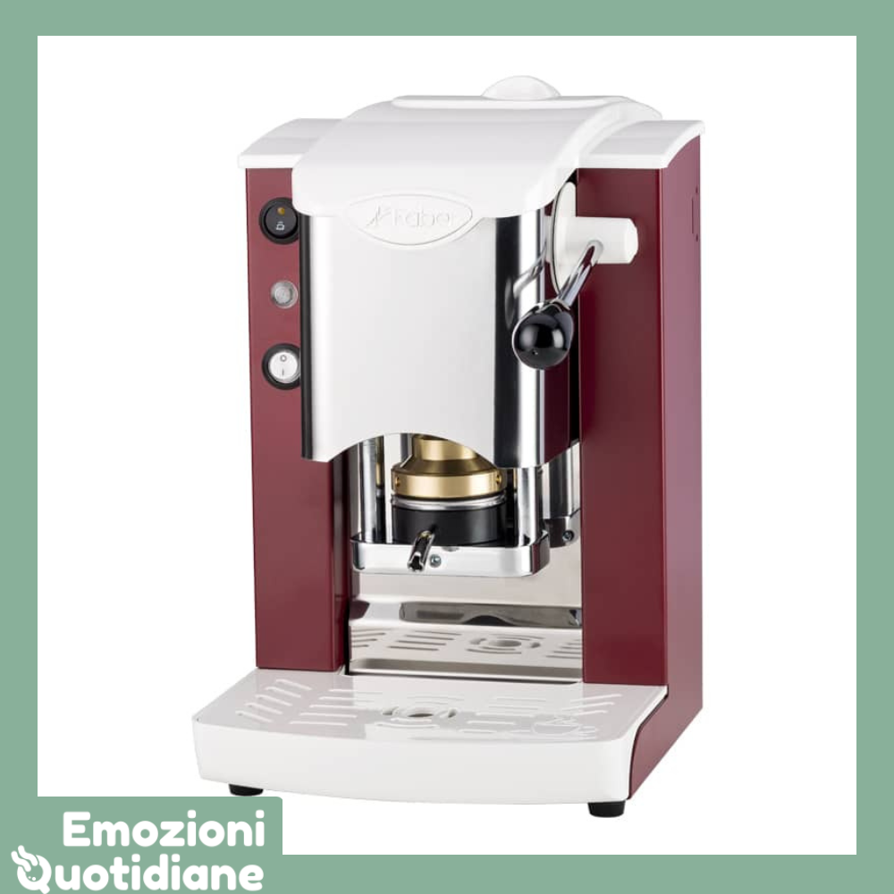 Faber Slot Inox | Macchina caffè a cialde Ese 44mm con pressacialda Ottone