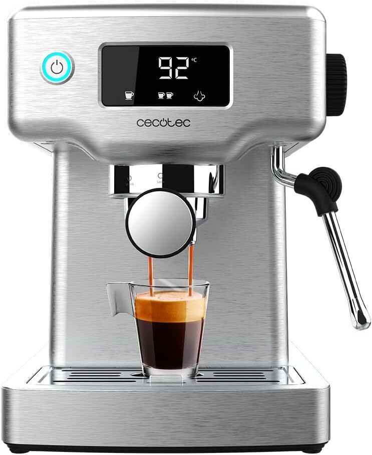 Cecotec Caffettiera Power Espresso 20 Barista Compact. 1465 W, Thermoblock,...