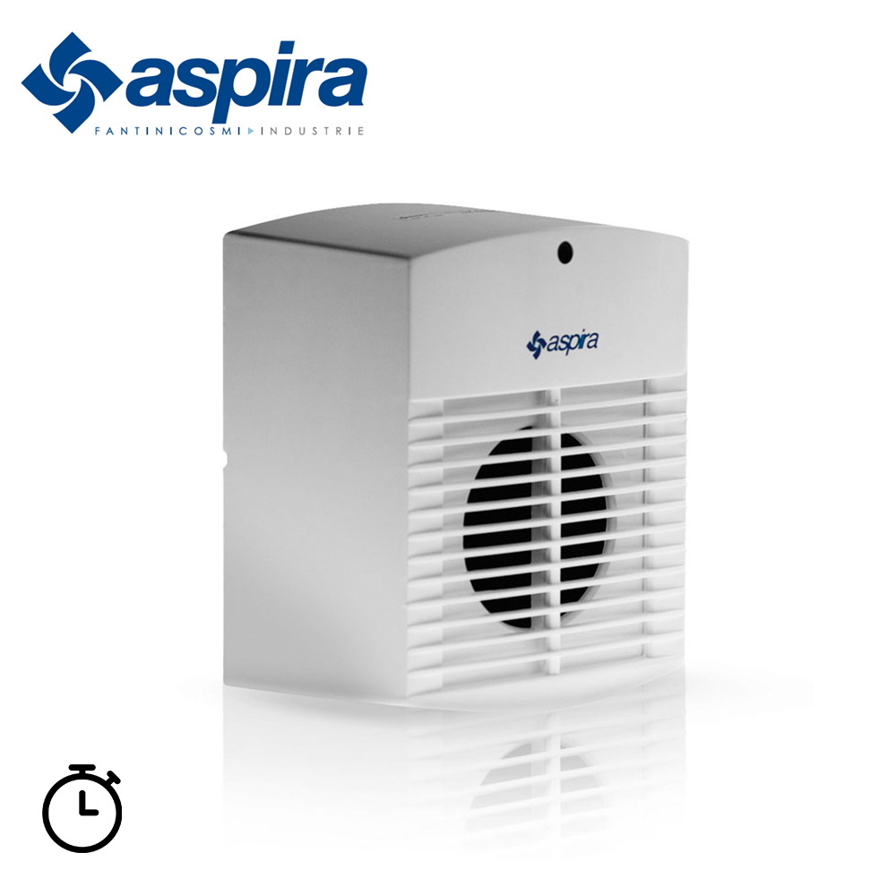 Aspiratore centrifugo con timer AC 100T ASPIRA Fantini per condotti Ø 100 mm
