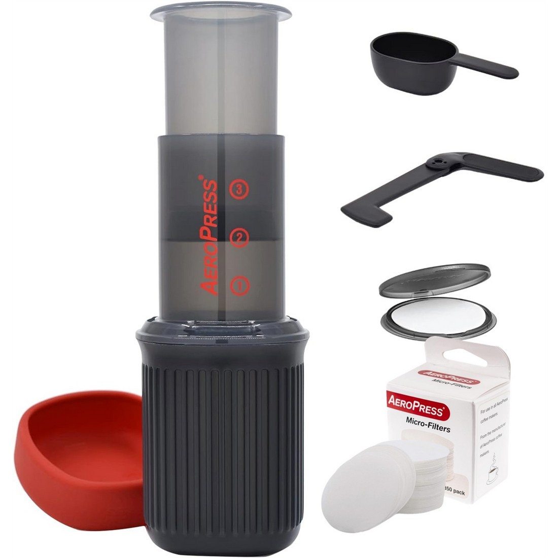 AeroPress - Special Bundle con AeroPress Go + 350 microfiltri