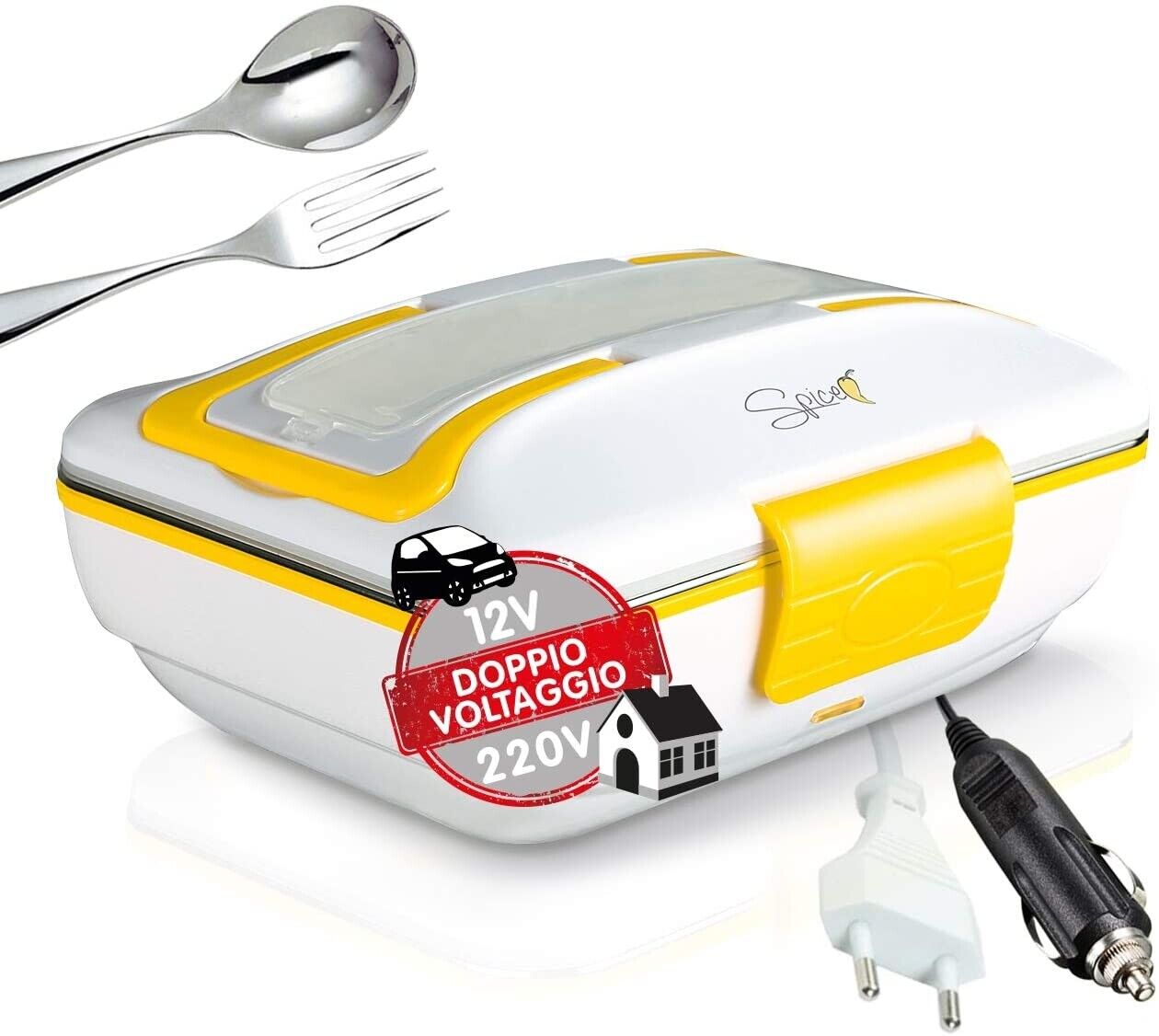 Scaldavivande Amarillo Inox Trio PLUS Doppio Voltaggio 220V-12V + vaschetta estr