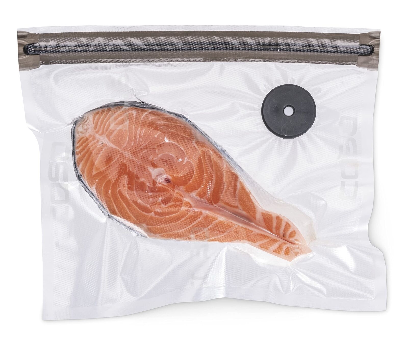 CASO Vacu ZIP bags 26 x 23 cm 20 sacchetti adatti SousVide senza BPA con 150 ...