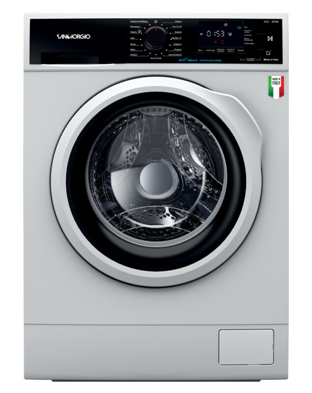 SAN GIORGIO Lavatrice Slim 6 Kg A 44 cm 1400 giri Inverter Vapore SLIM-FS614CA9