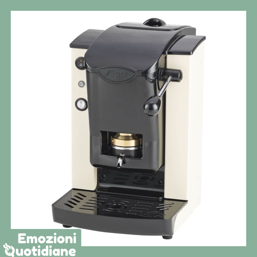 Faber Slot Plast | Macchina caffè a cialde Ese 44mm con pressacialda Ottone