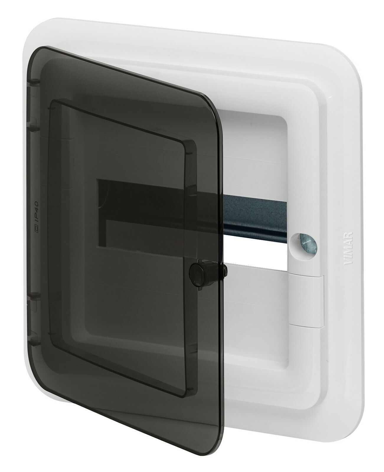 VIMAR V53108  CENTRALINO ESTETICO DA INCASSO  IP40 8 MODULI FUME'